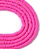 Handmade Polymer Clay Beads Strands LS-CLAY-R089-4mm-Q031-2