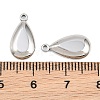 304 Stainless Steel Pendant Cabonchon Settings SA-CBAC381-01P-3