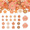 40Pcs 10 Styles Alloy Enamel Pendants ENAM-TA0004-09-1