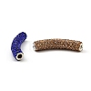 Brass Middle East Rhinestone Beads RB-C1301-M-2