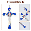 Zinc Alloy Enamel Big Pendants FIND-WH0367-706C-4