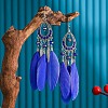 Alloy Rhinestone Teardrop Dangle Earrings FS-WGBDF6F-07-1