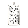 Alloy Pendant Cabochon Settings X-PALLOY-2418-AS-LF-1