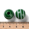 Printed Wood European Beads WOOD-Z002-07G-3