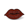 Let's Talk About Serial Killers Lip Alloy Enamel Pins JEWB-A024-08-1