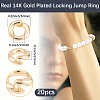 20Pcs Brass Open Jump Rings KK-BBC0023-10A-2
