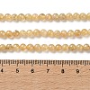 Natural Yellow Garnet Beads Strands G-Z129-C01-4mm-01-5