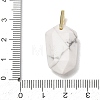 Natural Howlite Pendants GG-CBA5FCC-01G-02-3