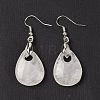 Natutal Quartz Crystal Dangle Earrings EJEW-F343-A08-2