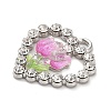 Platinum Alloy Glass Pendants FIND-Z068-05P-01-2