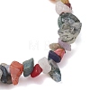 Natural & Synthetic Mixed Gemstone Chip Beaded Stretch Bracelets for Women Men BJEW-JB10652-02-4