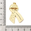Brass Micro Pave Clear Cubic Zirconia Pendants KK-H267-006G-3