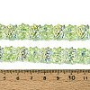 Baking Paint Electroplate Transparent Glass Beads Strands EGLA-N020-04G-4