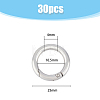 30Pcs Zinc Alloy Spring Gate Rings FIND-HY0001-69-2