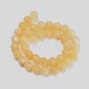 Natural Topaz Jade Beads Strands G-E266-11A-10mm-2