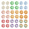  135Pcs 9 Color Transparent Electroplated Glass Beads GLAA-TA0001-31-2