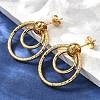 201 Stainless Steel Earrings EJEW-Q026-02G-B-4