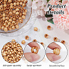 120Pcs Pinewood Large Hole European Beads WOOD-OC0003-81A-4