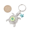 Tortoise Alloy & Acrylic Keychains KEYC-JKC01452-3