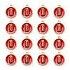 Golden Plated Alloy Enamel Charms LS-ENAM-S118-03I-2