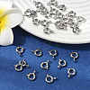 SHEGRACE Brass Spring Ring Clasps XGRPCN197-018P-4