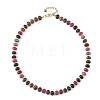 Women's Natural White Jade Necklaces NJEW-JN06593-2
