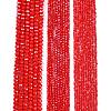 Electroplate Glass Beads Strands EGLA-A044-P1mm-A22-2