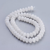 Natural White Jade Beads Strands G-P354-18-8x5mm-2