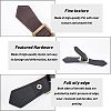 Fingerinspire 4Pcs 2 Colors Imitation Leather Toggle Buckle FIND-FG0001-26-3