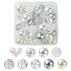 40Pcs 9 Styles Acrylic Beads MACR-FS0001-66-3