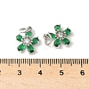 Brass Micro Pave Cubic Zirconia Pendants KK-U067-03P-02-3