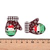 Christmas Theme Printing Acrylic Pendants BACR-N002-01D-3