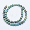 Natural Aqua Terra Jasper Beads Strands G-E444-14A-8mm-2