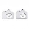 Non-Tarnish 201 Stainless Steel Pendants STAS-S081-053-1