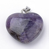 Natural Amethyst Pendants X-G-S219-18D-2