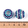 Acrylic with Resin Rhinestone Beads OACR-T030-21A-3