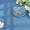 100Pcs Rack Plating Brass Jump Rings KK-ME0004-87-4