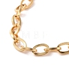 PVD Vacuum Plating 304 Stainless Steel Cable Chain Bracelet for Men Women BJEW-E031-05D-G-2