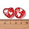 Glass Enamel Beads GLAA-Q125-01A-06-4