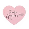 Coated Paper Thank You Greeting Card DIY-F120-03D-1