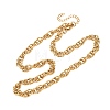 6MM 304 Stainless Twisted Rope Chain Necklaces SA-CBA725A-24G-4