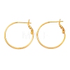 Brass Hoop Earrings EJEW-R014-17A-G-4