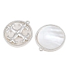 Brass & Natural Shell Pendants SH-CBA7BFE-02B-P-2