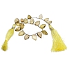Natural Lemon Quartz(Heated) Carved Beads Strands GG-CBA0C95-E05-3