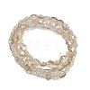 Electroplate Glass Beads Strands EGLA-B011-01A-PL01-2