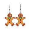 Christmas Theme Alloy Plastic Dangle Earrings FS-WG6FBD6-16-1