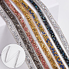 5 Yards Self Adhesive Resin Rhinestone Tape DIY-SP0002-49D-6