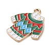 Alloy Enamel Pendants ENAM-B030-02G-03-2