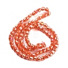 Electroplate Glass Beads Strands EGLA-D030-P4mm-B02-3