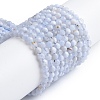 Natural Blue Lace Agate Beads Strands G-K366-B02-02-1